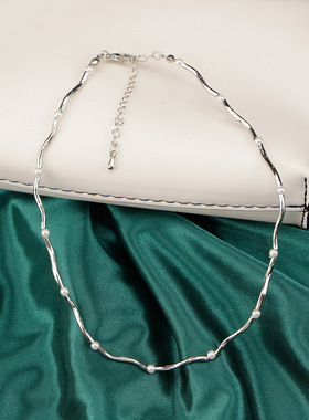 日系原创设计风项圈锁骨链