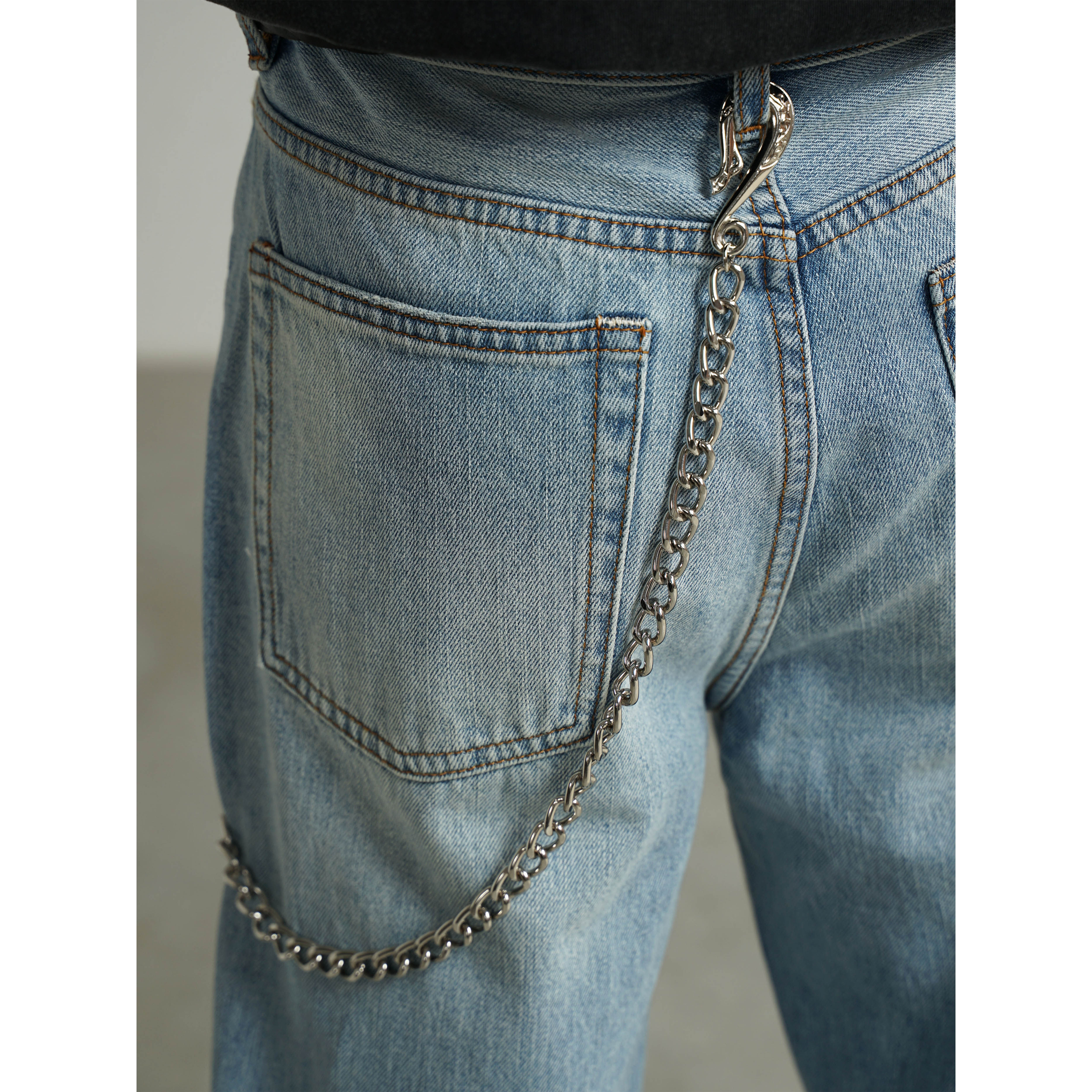 PURE2 WESTERN CARVED TROUSER CHAIN 西部复古雕花钛钢裤链