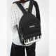 Uustudio niche original design piano key wavy point versatile light Yabi backpack large capacity student school bag trendy
