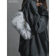 Uustudio niche fashion chain plush European and American bag
