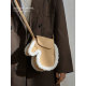 SZZ original design plush glove mini mobile phone bag