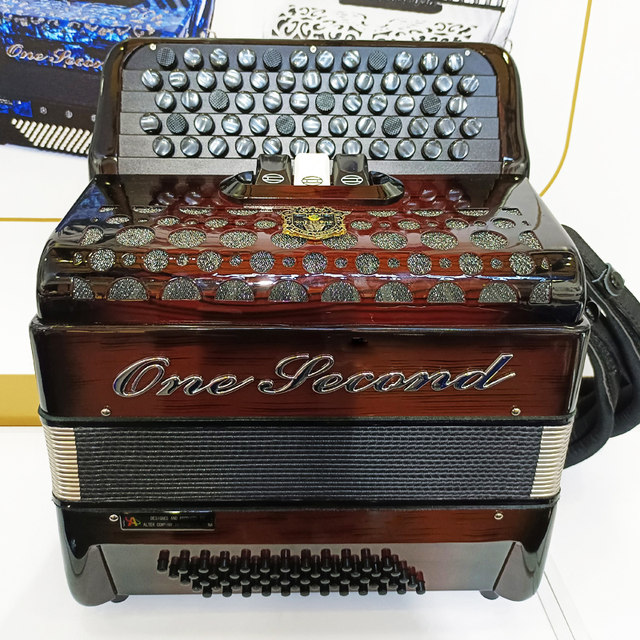 One second brand Bayan accordion is fashionable and small in size