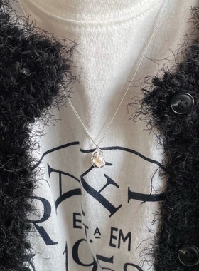 豌豆珍珠项链s925纯银小红书同款