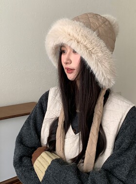 雷锋帽女款加厚冬季显脸小加绒