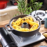 Чугуновый гриль на гриле сладкий картофель густой жареный кукурузный станок картофельный горшок с водой полиэнергетика