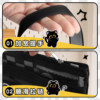 Cartoon cute little black cat mesh file bag