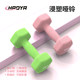 Plastic-impregnated dumbbells for women's fitness, home use and children's plastic coating