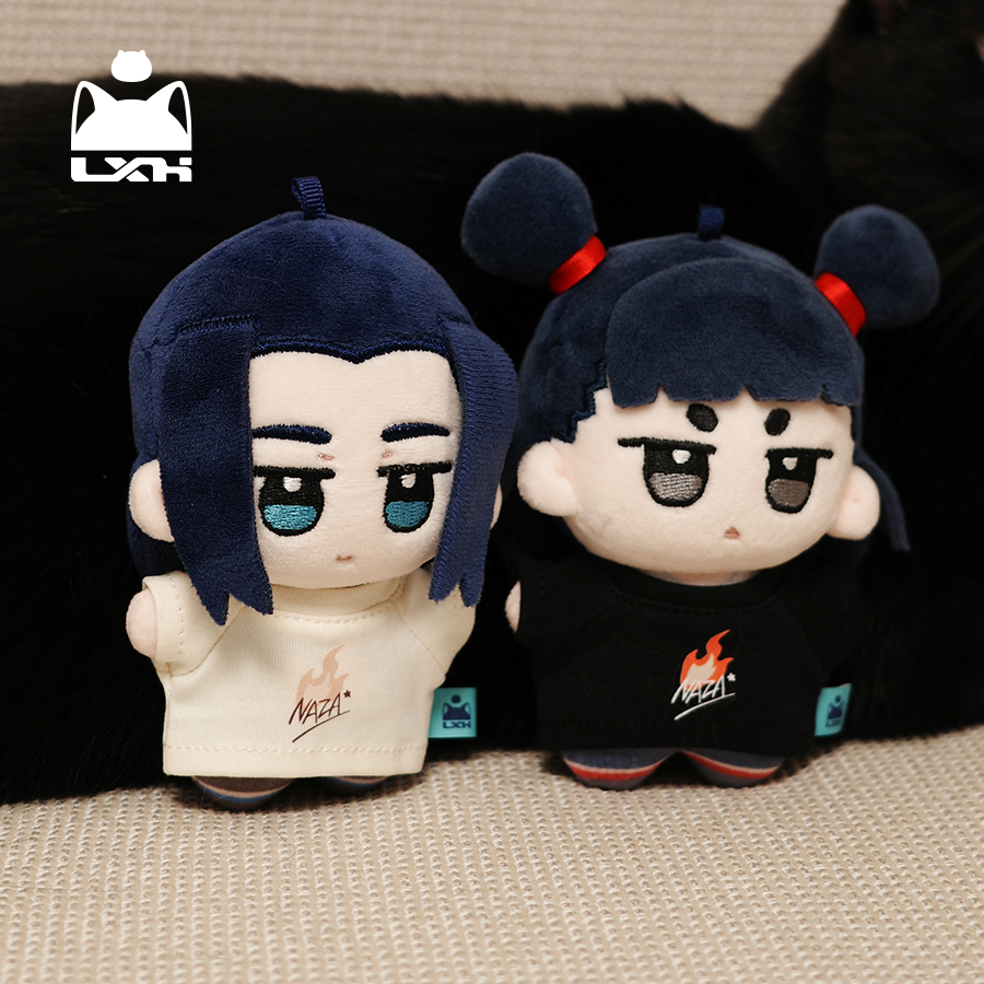 【新品现货】罗小黑战记2官方正版10cm娃衣纪念T恤毛绒谷美 - 图0