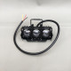 Electric vehicle motorcycle modified yellow and white light lens spotlight