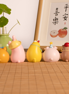 这瓜保熟！吃瓜群众桌面车内摆件