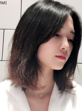 短项链mのrumi几何圆环闪亮女