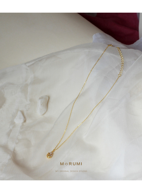 18k网红法式浪漫水滴女百搭项链