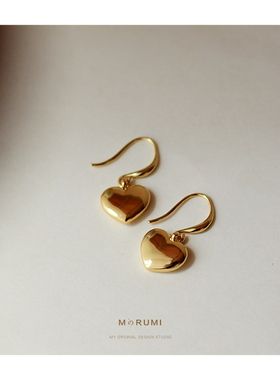 项链时髦百搭桃心18K包金褪色