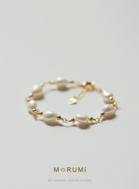 轻奢巴洛克女ins小众珍珠手链