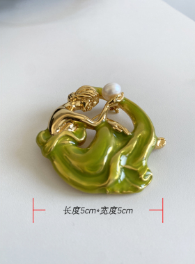 高档奢华珍珠大气胸针