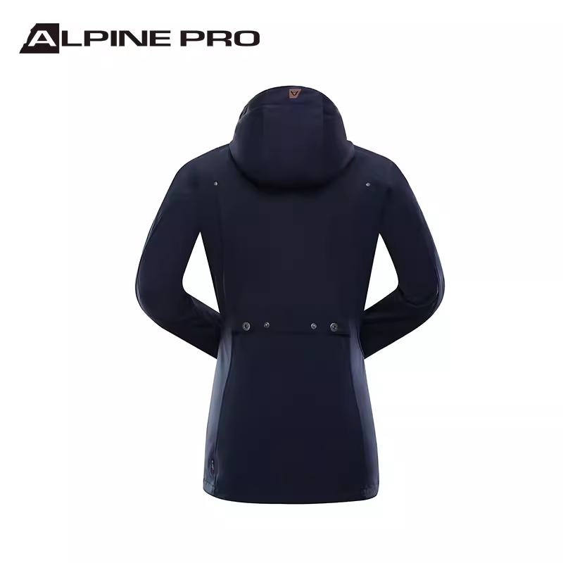 阿尔派妮AlpinePro 秋冬女士中款软壳休闲户外风衣外套运动冲锋衣 - 图0