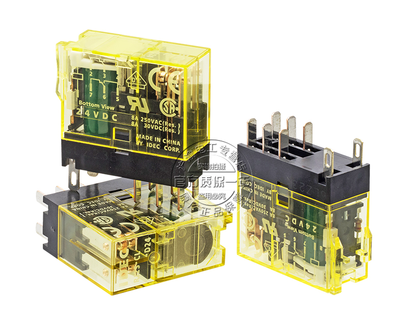 正品IDEC和泉中间继电器RJ2S-CL-D24-D12-A110-A220底座SJ2S-05B - 图1