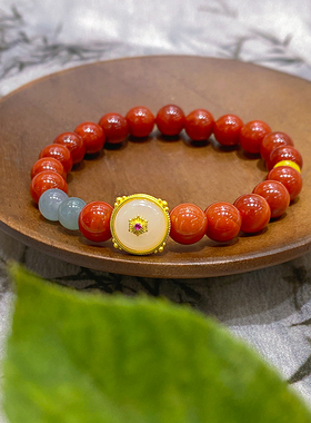 旗袍天然汉服手串翠玉小众设计