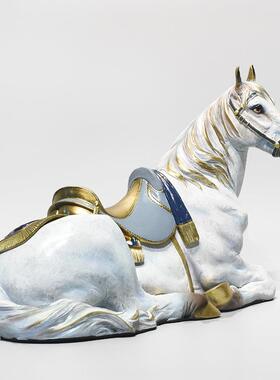 全铜马摆件马到成功办公室桌面电视柜酒柜装饰品开业礼品铜工艺品