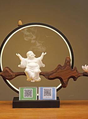 开业送礼招进宝收款二维码蓝牙语音播报收银台桌面开业送礼摆件