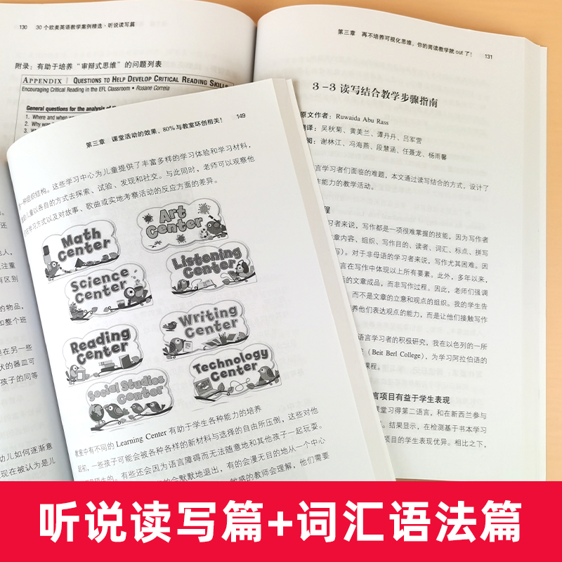 明师说欧美英语教学30个案例精选听说读写篇词汇语法篇全套两本英语老师授课备课教案教师用书明师国际教育研究院吉林教育出版社-图1