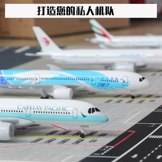 Alloy finished passenger aircraft model ornaments Air China