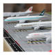 Alloy finished passenger aircraft model ornaments Air China