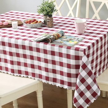 Pastoral plaid tablecloth fabric picnic ຜ້າສີ່ຫລ່ຽມ tablecloth ຮ້ານອາຫານຕາເວັນຕົກງ່າຍດາຍຕາຕະລາງກາເຟໂຮງແຮມຕະຫຼອດ tablecloth