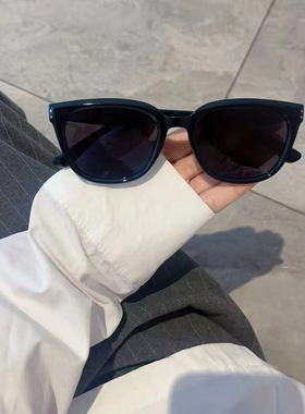 2025大框痞帅男开车偏光太阳镜tr90茶色黑色墨镜大猫眼方框眼镜