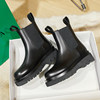 Thick-soled Martin boots with increased height Chelsea short boots