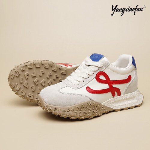 厚底德训鞋小个子内增高女鞋休闲鞋女2026新款夏季超火阿甘运动鞋 - 图2