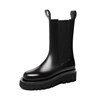 Thick-soled Martin boots with increased height Chelsea short boots