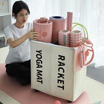 Use yoga mat to contain the nip Trolley Foldable Mat Foam Shaft Fitness Equipment Rack big number