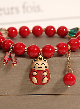 手链女ins小众设计本命年