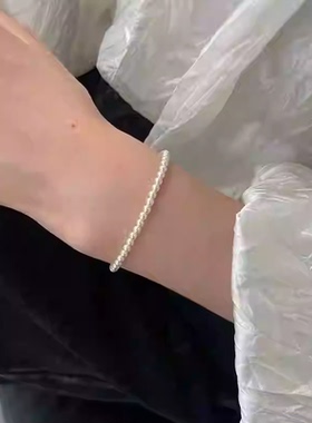 多层缠绕气质宫廷设计感巴洛克珍珠时尚轻奢贵气小众手链女生手饰