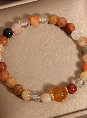 轻奢多宝手串福禄寿本命年礼物女