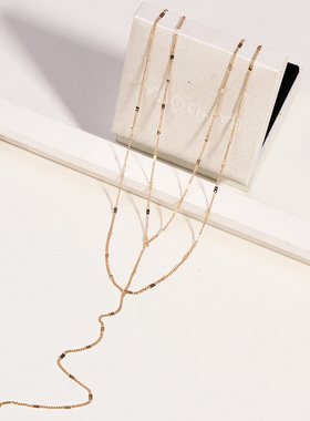 性感双层短款项链女INS毛衣链