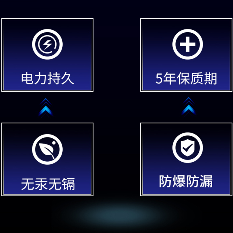 双鹿电池5号7号五七碳性电池1.5V适用于儿童玩具空调电视机遥控器闹钟挂钟无线鼠标键盘电动剃须刀牙刷R6/R03 - 图3