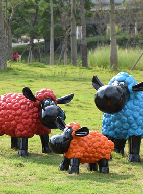 园林景观别墅卡通动物创意装饰