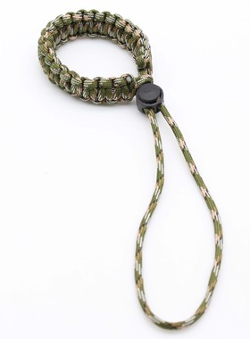 户外求生手链相机腕带伞绳编织绳挂件 手腕通用编织伞绳手环腕带