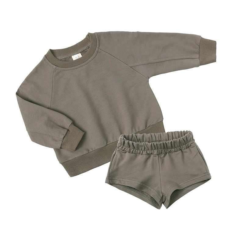 男女童秋冬装套装2024新款中大童小孩洋气时髦儿童卫衣短裤两件套