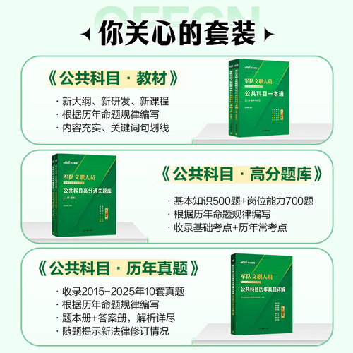 中公2026年军队文职招聘部队文职考试新大纲公共科目文职人员公共课历年真题试卷教材题库护理会计管理学数学物理政治学非现役文职 - 图0