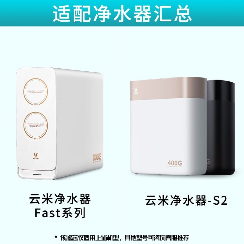 云米净水器滤芯家用S2/Fast3/Mee系列5in1复合滤芯400/600RO过滤