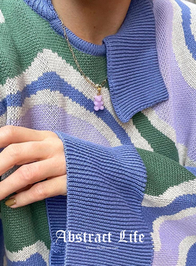 abstractlife权志龙糖果色项链