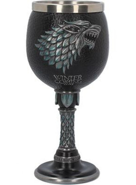 权利的游戏浮雕酒杯不锈钢葡
