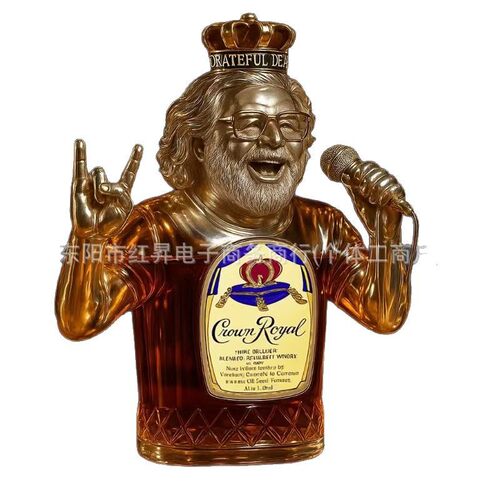 跨境 Grateful Dead Jerry Garcia Whiskey Bottle - 图3