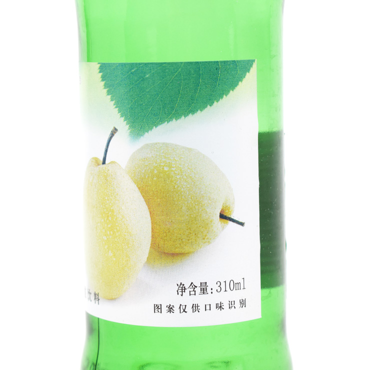 旺仔大白梨汽水玻璃瓶饮料310ml×6/24瓶东北网红老汽水碳酸饮料 - 图0