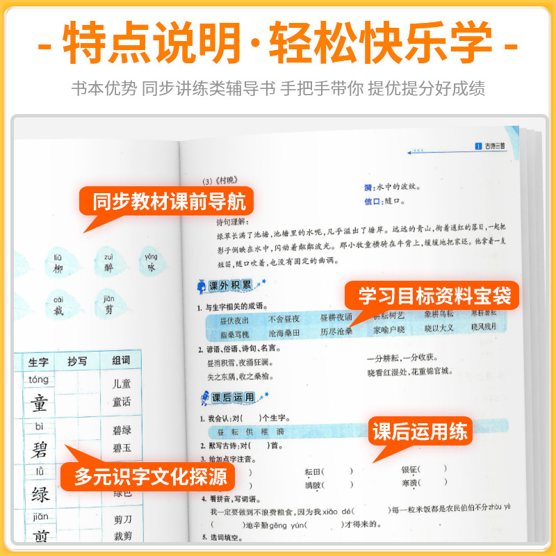 2025版教学练小学语文词语手册一年级二年级三年级四年级五年级六年级上册下册人教版语文词语积累句子专项训练同步练习题册训练
