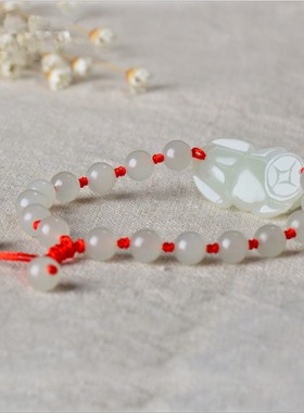 精雕玉器送礼佳品貔貅手链