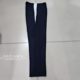 Pure cotton school pants for middle and high school students, dark blue with some white wide stripes, casual sports, unisex style can be customized